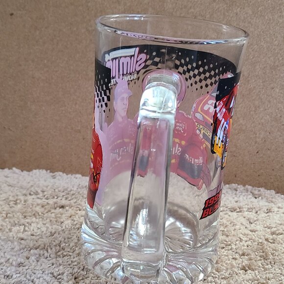 1999 Nascar Busch Series SLIM JIM Racing Team #44 Beer Glass Terry Bobby Labonte - Picture 2 of 8